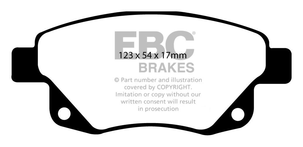 EBC Brakes FORD BEDRIJFSWAGEN Transit 280 FWD 2006-.. Remblokken