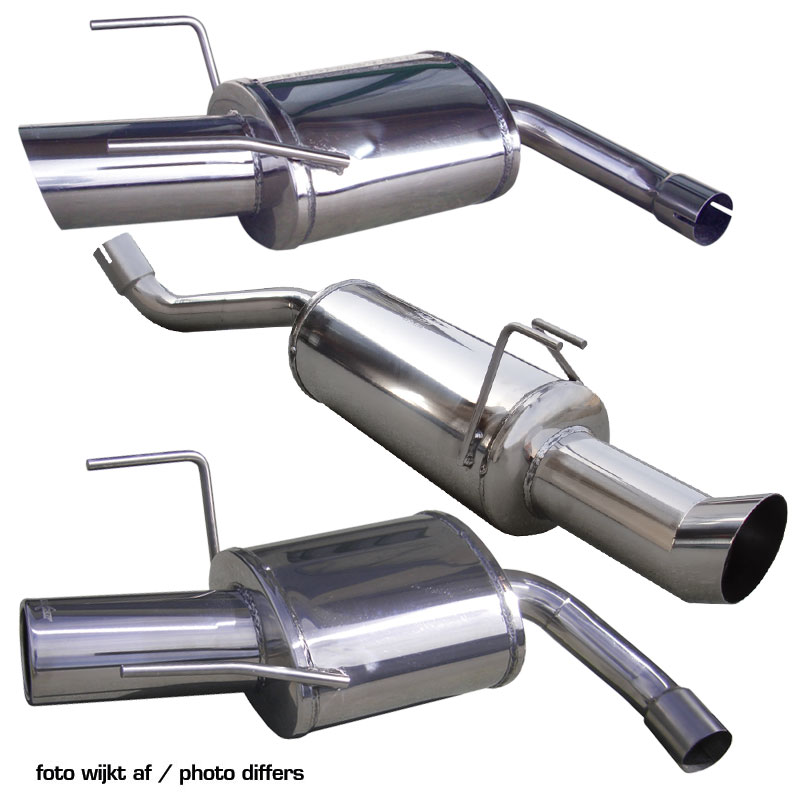100% RVS Sportuitlaat  Alfa Romeo 146 1.8 TS (140pk) 1996- 80mm