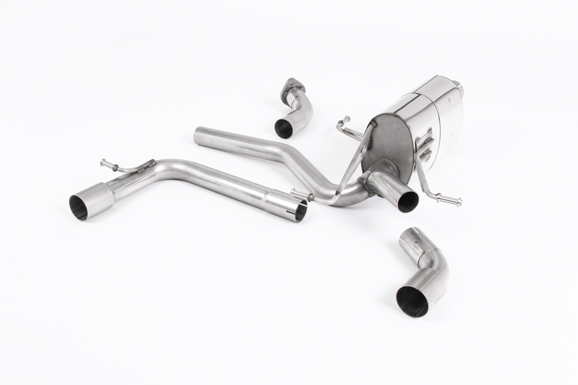 Suzuki Swift Sport 1.4 BoosterJet Axel back System with GT-115 Titanium Trims - EC Approved