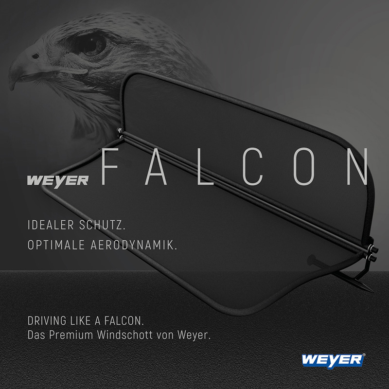 Weyer Falcon Premium Windschot  Mercedes S-Klasse Cabrio (A217) 2016- Type XL