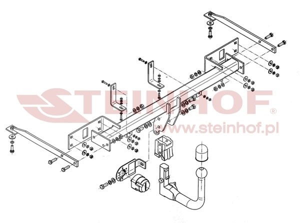 Trekhaak Fiat Panda III 5D 01/2012-....