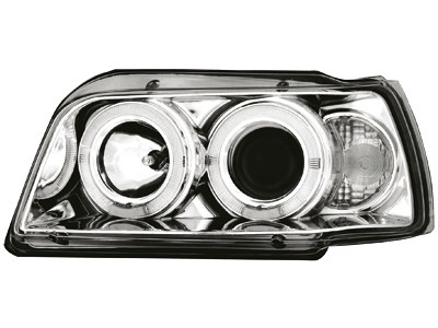 Koplampen Renault Clio A 90-98 Angel Eyes chroom