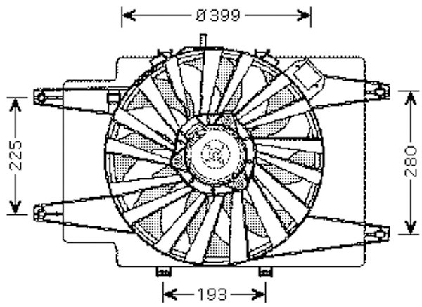 ELEKTROLUF. COMPLEET ALFA ROMEO 147 02-04 1.6I-16V M +/-AC