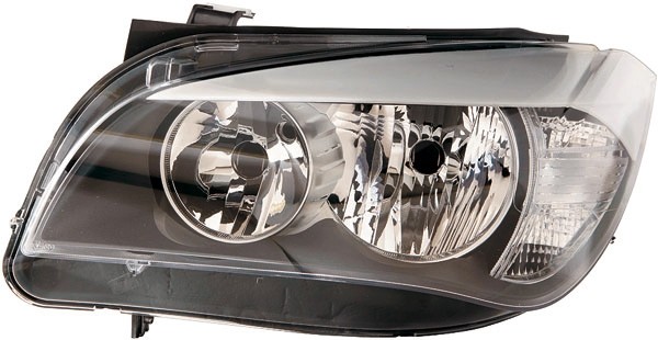 Koplamp rechts BMW X1 E84, 09->> DEPO H7/H7 voor LWR