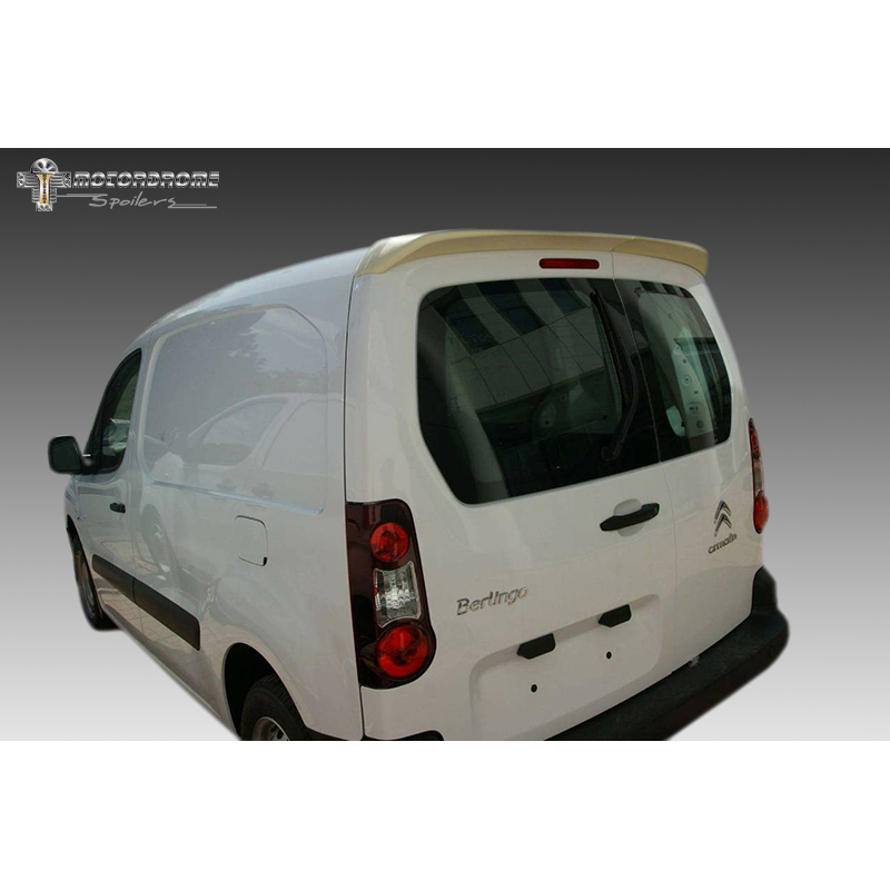 Dakspoiler  Citroën Berlingo & Peugeot Partner 2008-2018 (Modellen met achterdeuren) (PU)