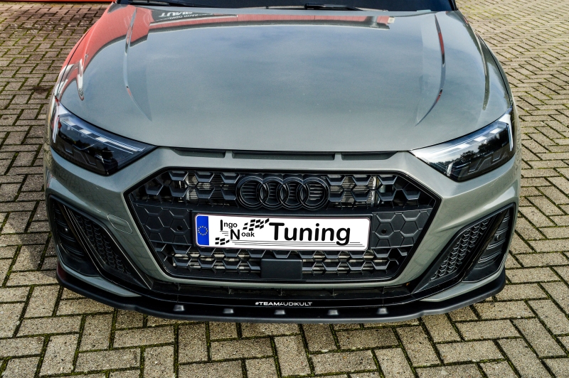 Voorspoiler Audi A1 GB S-Line Sportback Glans Zwart