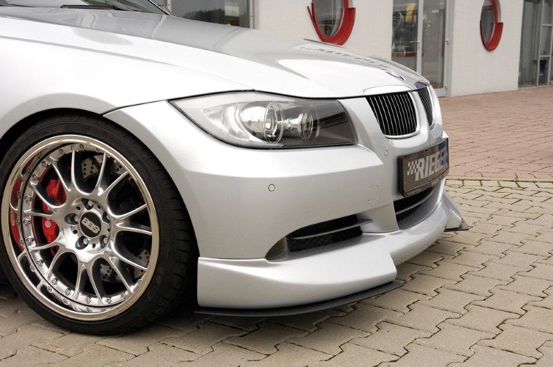 Spoilerzwaard Carbon voor Voorspoilerlip BMW E90 Niet m-techniek