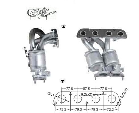 Toyota MR2 1.8i 16V 1794 cc 103 Kw / 140 cv 1ZZ-FE Magnaflow CAT