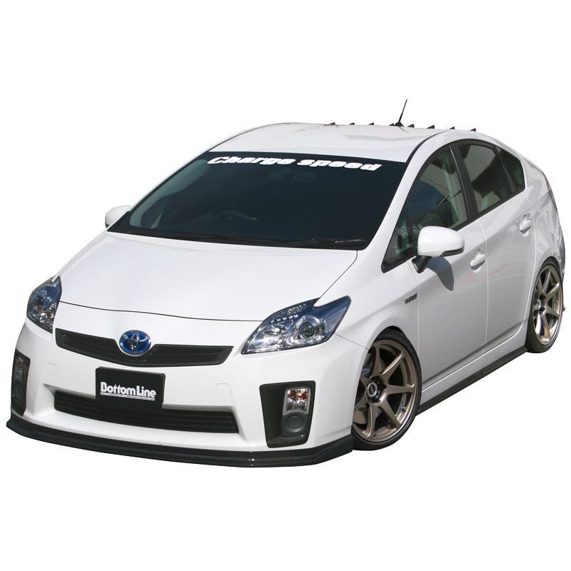 Chargespeed Voorspoiler  Toyota Prius 3 Hybrid 2009- 'BottomLine' (FRP)