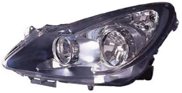 Koplamp rechts CORSA D 06-10 VALEO H7+H1