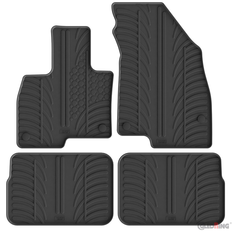 Gledring Rubbermatten  Jaecoo J7 2024- (Benzine & PHEV) (T profiel 4-delig + montageclips)