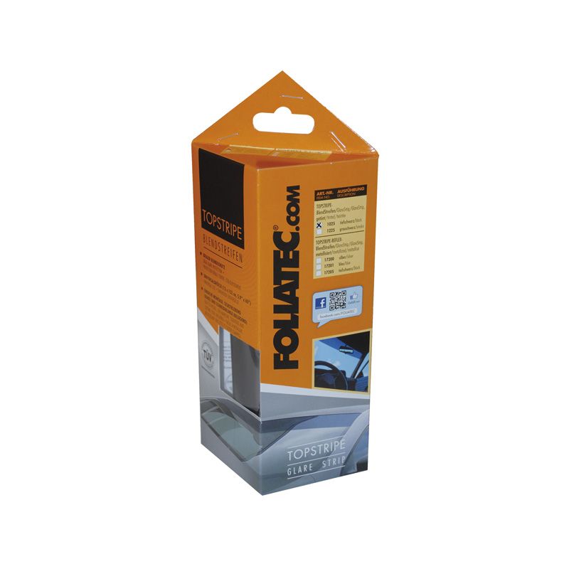 Foliatec Topstripe zonneband zwart 15x152cm
