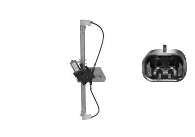raammechanisme, incl motor, achterportier, rechts BMW X5 E53, 20
