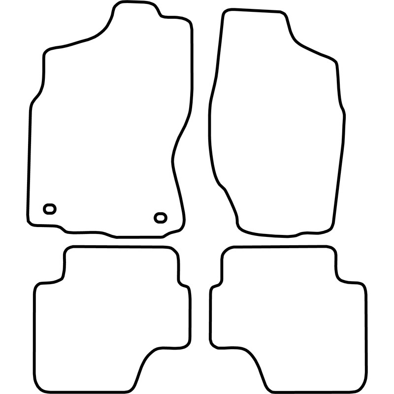 Automatten Velours  Nissan Terrano II 2002-