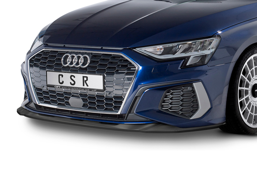 Voorspoiler Audi A3 S-Line S3 (8Y) CSR Glans Zwart