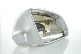 Spiegelkappen Audi A3 02-08 8P S3 look aluminium mat chroom