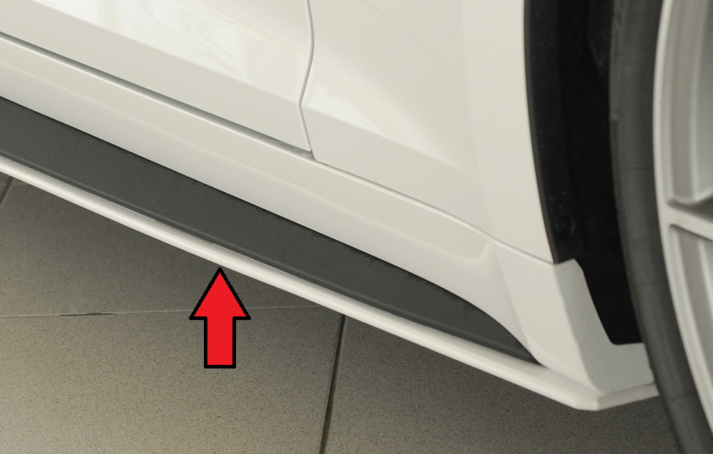 Zijskirts Audi A5 B9 F5 S-Line Rieger Coupe/Cabrio