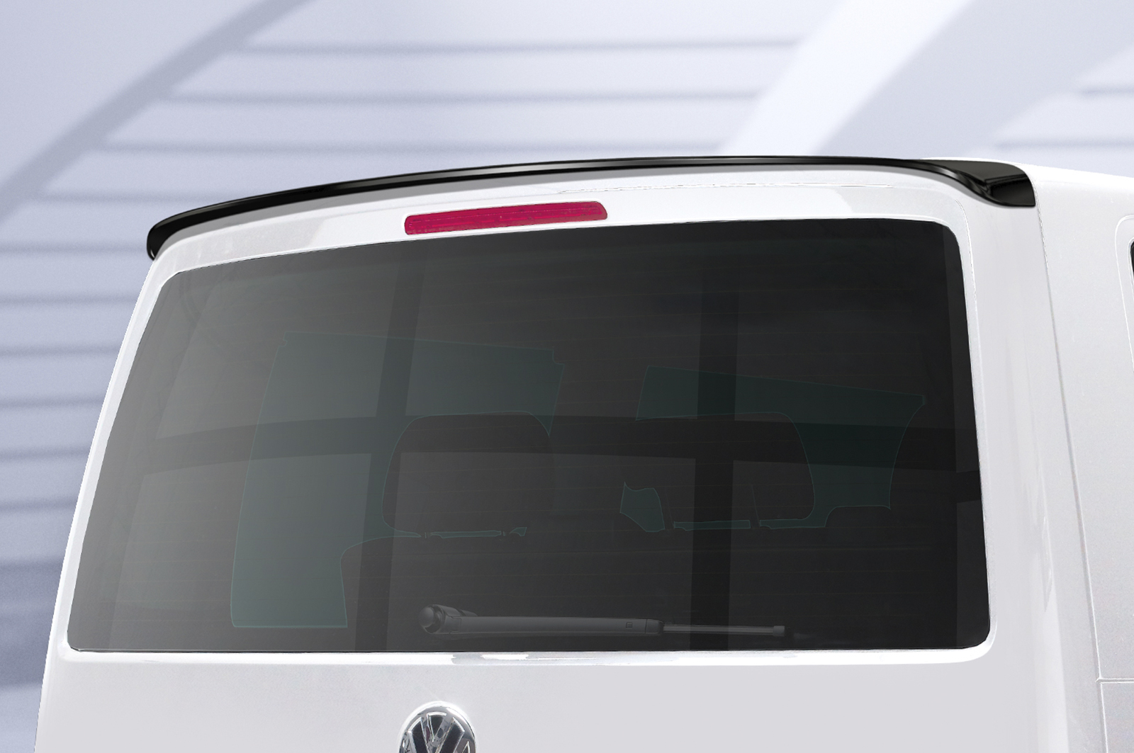 Spoiler passend voor Volkswagen Transporter T6 / T6.1 CSR Glans Zwart