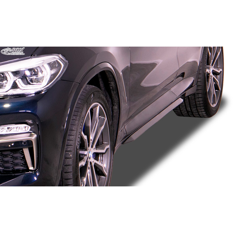 Sideskirts 'Slim'  BMW X3 (G01) 2017- & X4 (G02) 2018- (ABS zwart glanzend)