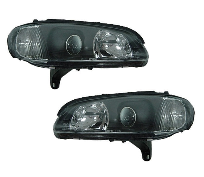 Koplampen Opel Omega B 94-99 Zwart