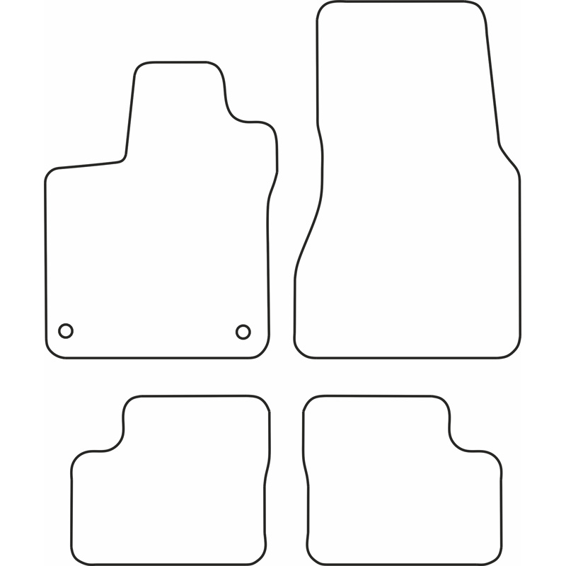 Automatten Velours  MCC Smart ForFour 2014-