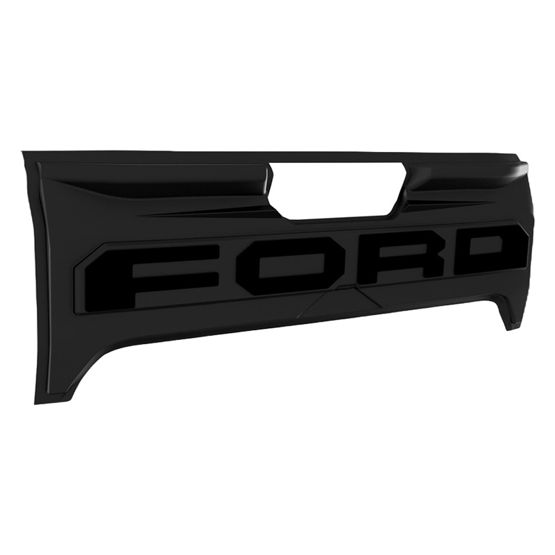 Achterklepcover  Ford Ranger T9 2022- - Matzwart