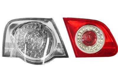 achterlicht, incl fittingdeel, binnen, rechts VW Passat, 2005-20