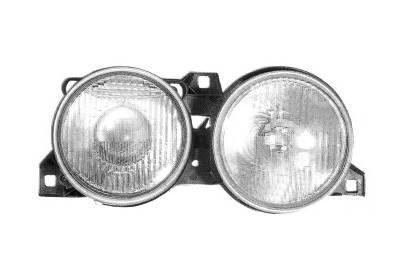 koplamp, Hella, H1+H1, rechts, 08/1988-BMW 3 serie E30, 1982-199