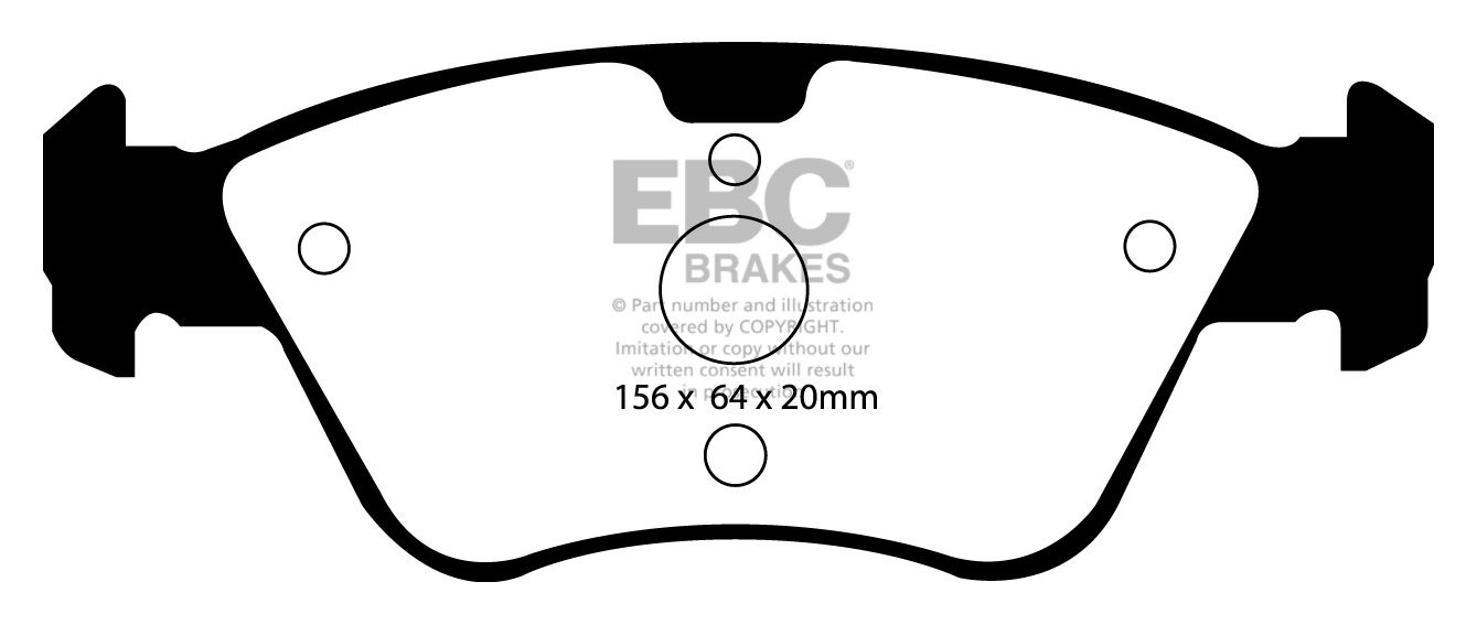 EBC Brakes MERCEDES E-Class (W211) E320 TD 4-Matic 2005-2009 Rem