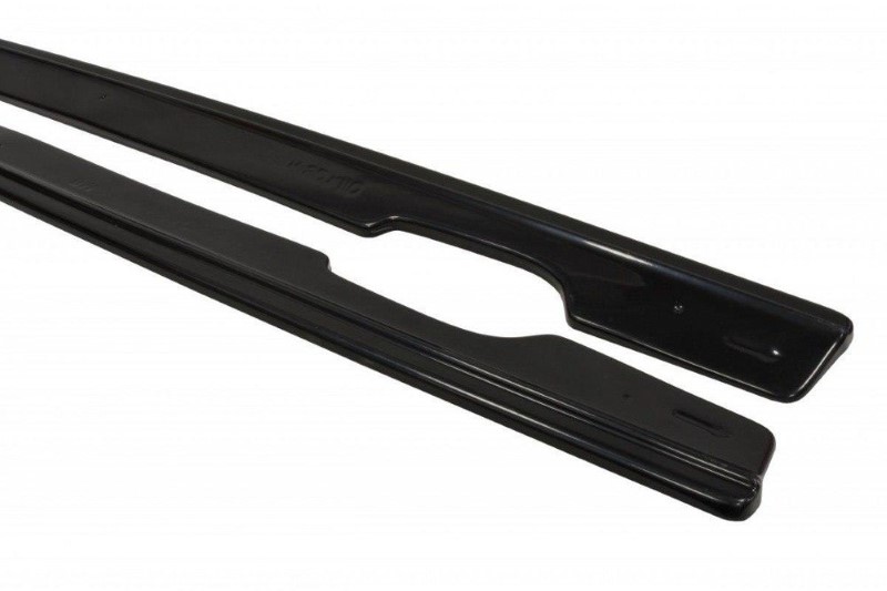 Zijskirts Diffusers BMW 3 E46 MPACK COUPE Glanzend Zwart