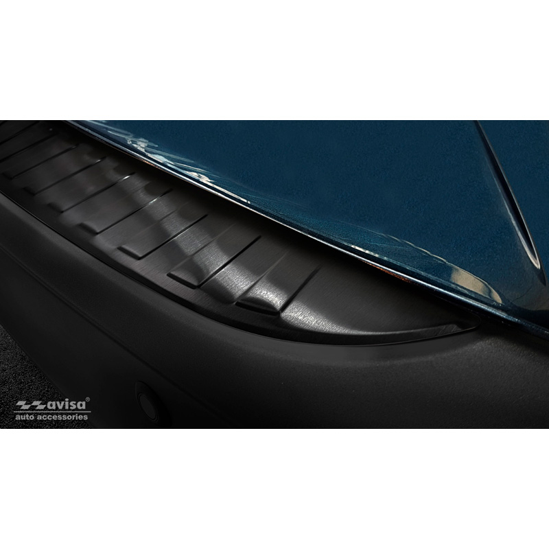 Zwart RVS Achterbumperprotector  Mazda CX-3 2015-2022 'Ribs'