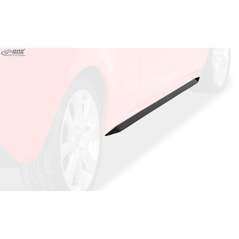 Sideskirts 'Slim'  Mazda 2 (DE) 2007-2014 (ABS zwart glanzend)