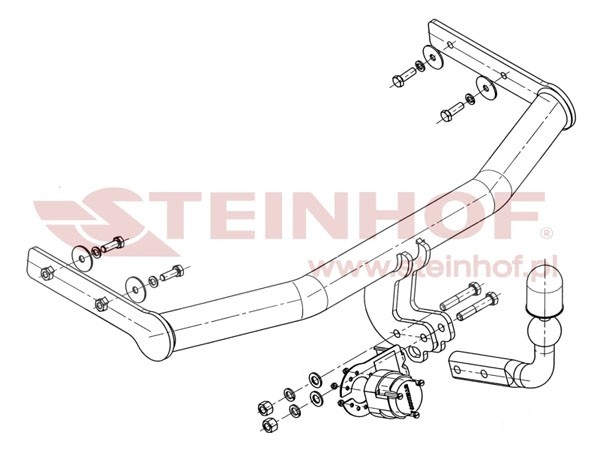 Trekhaak Seat Arosa 3D 1997-2005