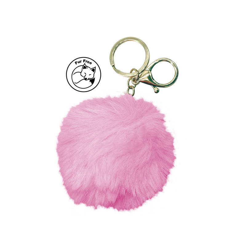 Simoni Racing Sleutelhanger Fluffy Fur - Roze