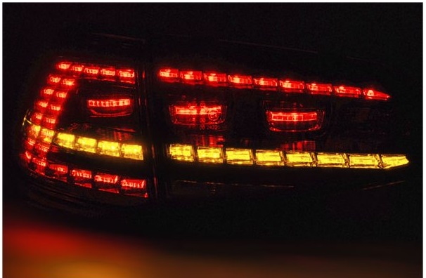 Achterlichten VW Golf VII LED met dynamische knipperlicht smoke