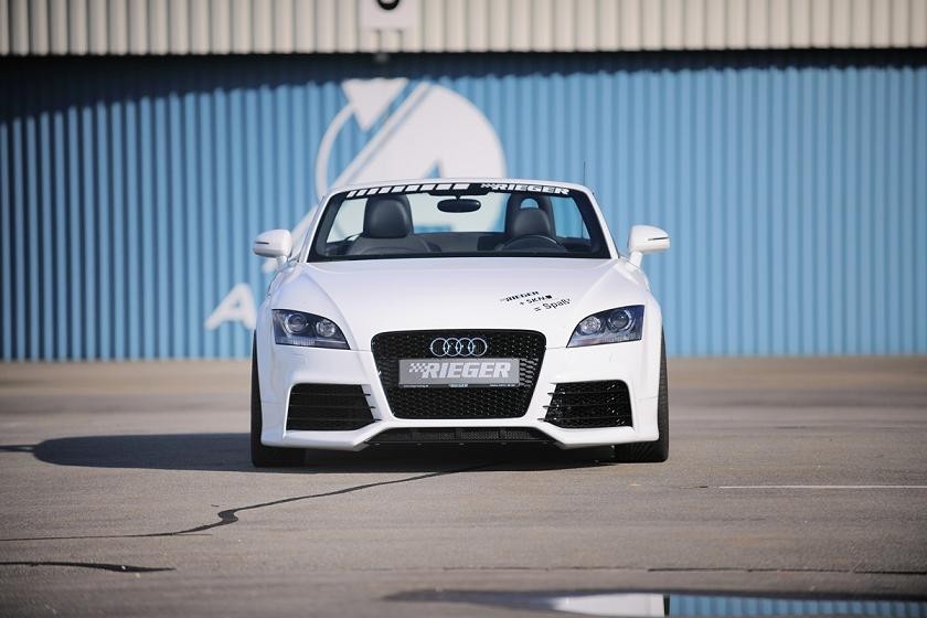 Voorbumper Audi TT 8J Rieger met koplampsproeiers