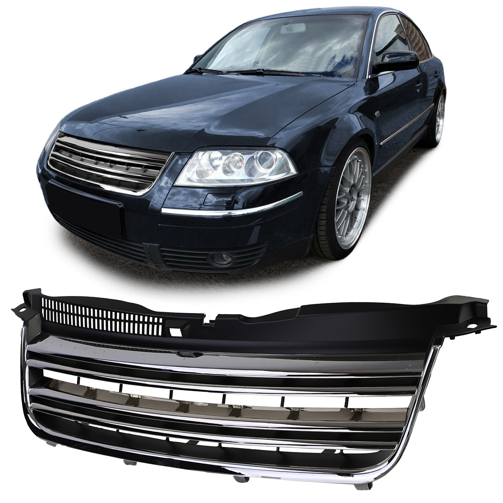 Grill VW Passat 3BG Limousine Variant 00-05 Chroom