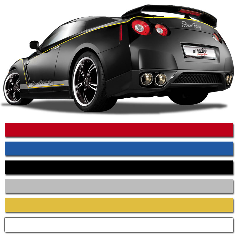 Universele zelfklevende striping AutoStripe Cool200 - Rood - 3mm x 975cm