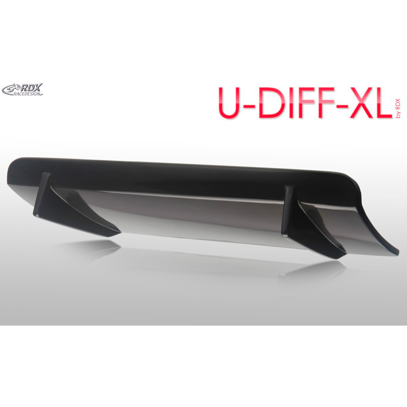 Achterskirt 'Diffusor U-Diff'  BMW X3 (G01) 2017- met M-Pakket (PU)