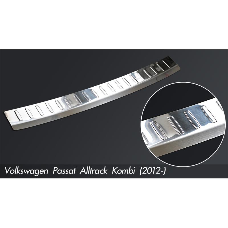 RVS Achterbumperprotector  Volkswagen Passat Alltrack 2012- 'Ribs'
