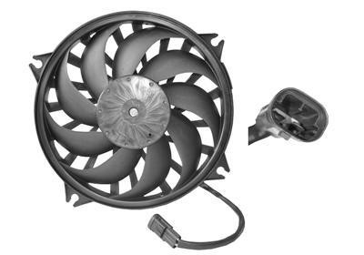 ventilator, 240w, 40 cm doorsnee, 2 pins Peugeot Partner, 2008-2