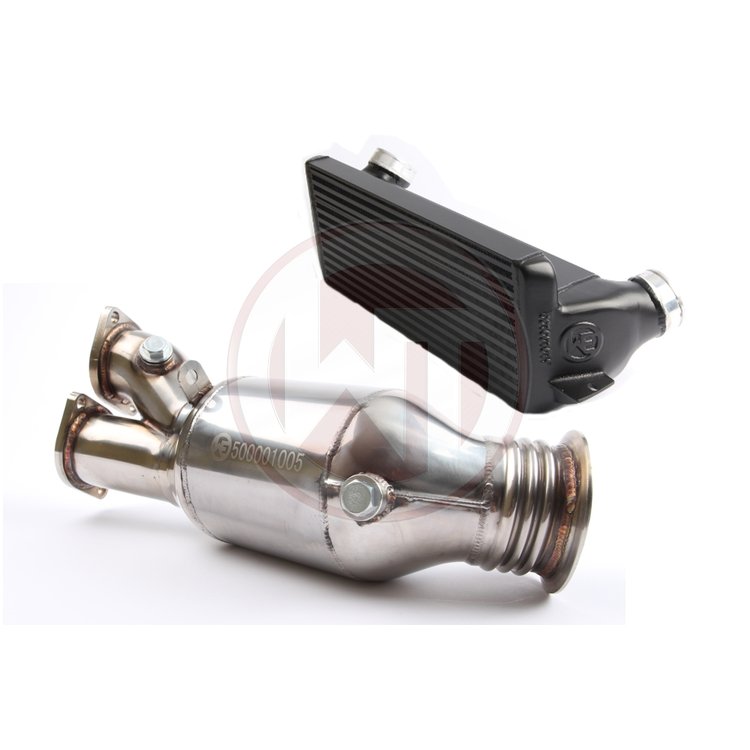 BMW 3-Serie N55 mot. 335(x)i E90/91/92/93 Performance kit: Intercooler EVO 1 + Downpipe incl. kat