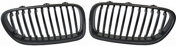 Grill Nieren BMW 5 Serie F10/F11 Carbon Look vanaf 2010