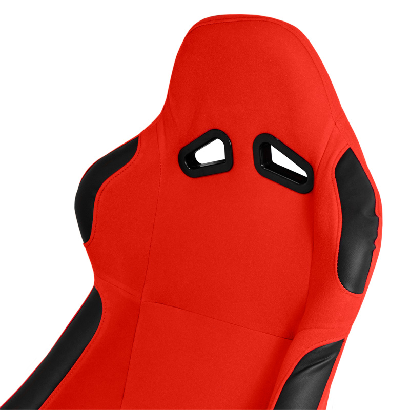 Sportstoel 'BW' - Rood - Vaste rugleuning - incl. sledes
