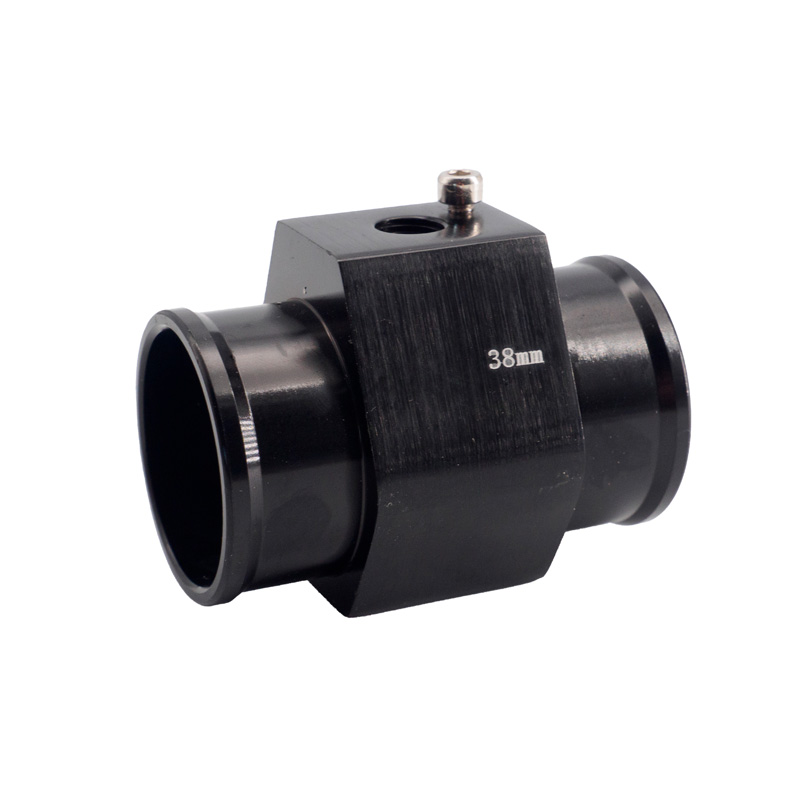 Simoni Racing Watertemperatuursensor Fitting - Zwart geanodiseerd aluminium - Ø38mm