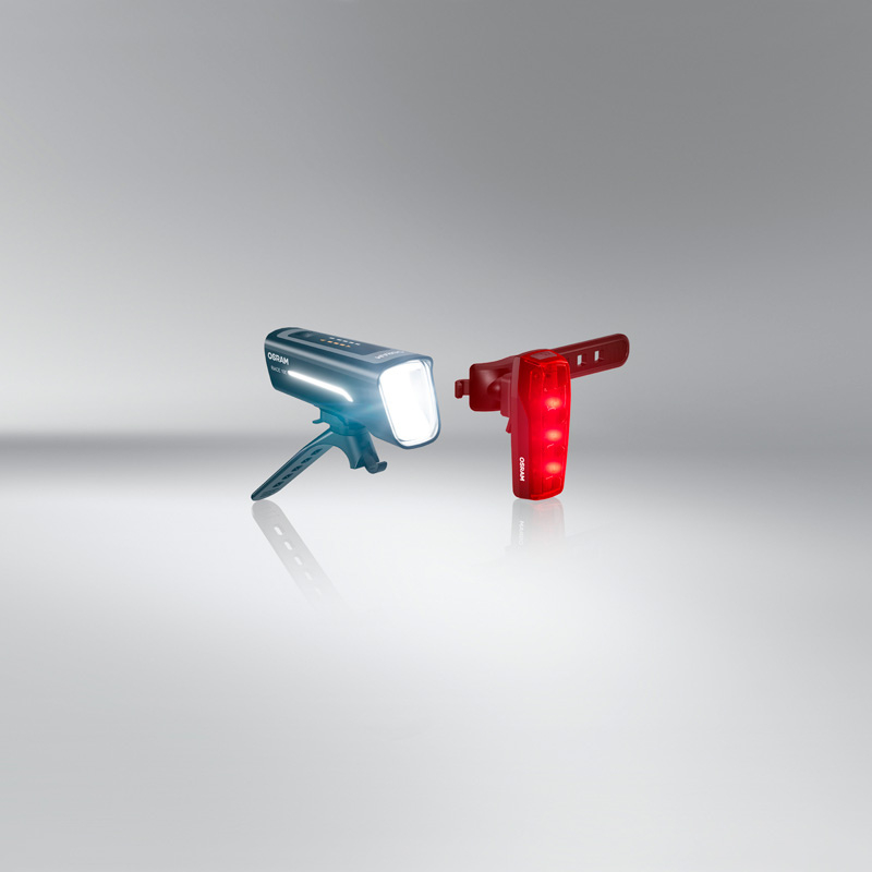Osram LEDsBIKE® Race 100 Set - Fietsverlichting set - inclusief automatische remlichtfunctie