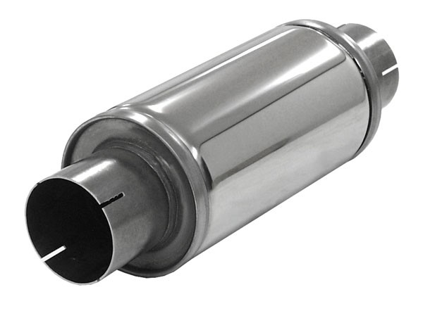 demper TURBONETT rond 125 L=250mm 3 inch (76,1mm) Simons RVS
