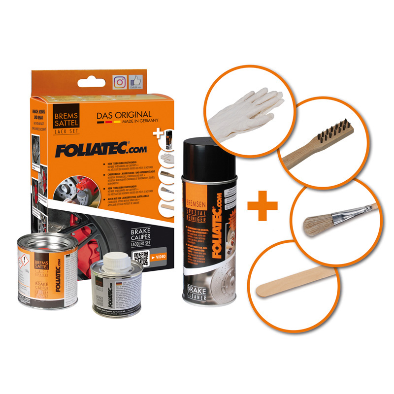 Foliatec Remklauwlakset - Performance Blauw Glanzend - 3 Componenten