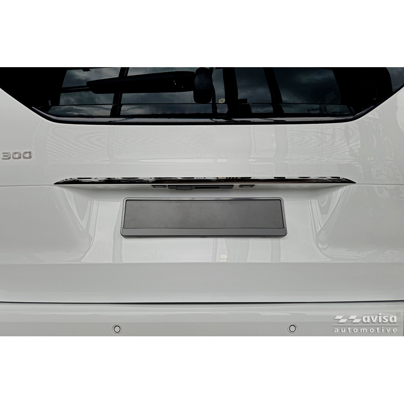 Avisa Zwart Chroom RVS Kofferbak Sierlijst  Mercedes V-Klasse (W447) 2014-2019, Facelift 2019-2024 & Facelift 2024-