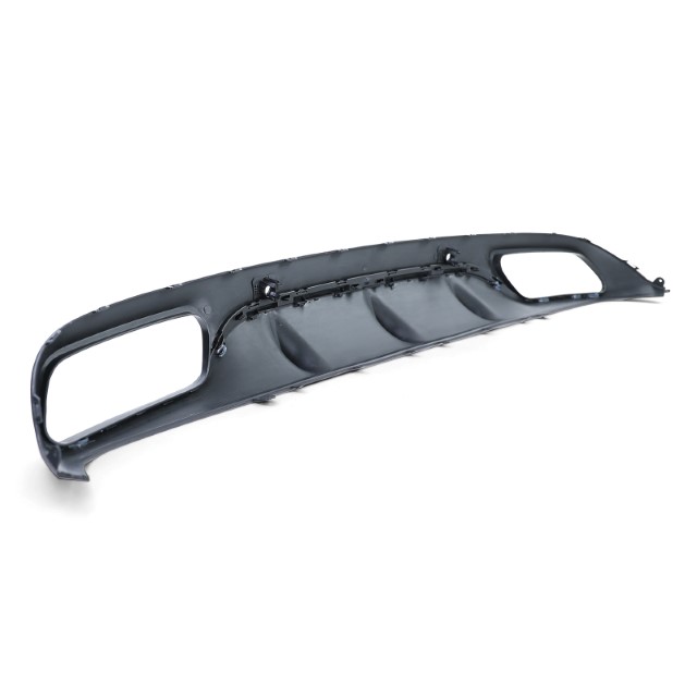 Diffusor Mercedes C205 A205 Coupe / Cabrio 15-19 C63 Design Zwart
